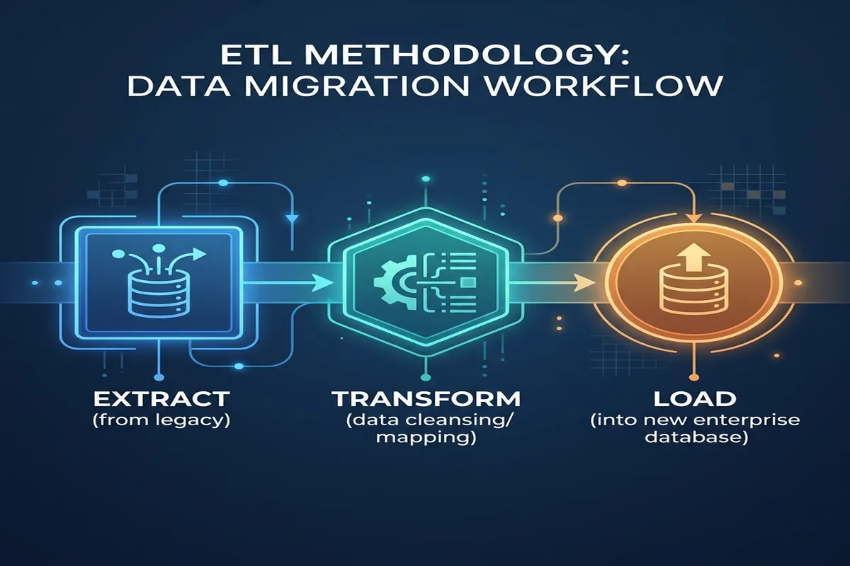 Diagram Alur Kerja Metodologi ETL (Extract, Transform, Load)